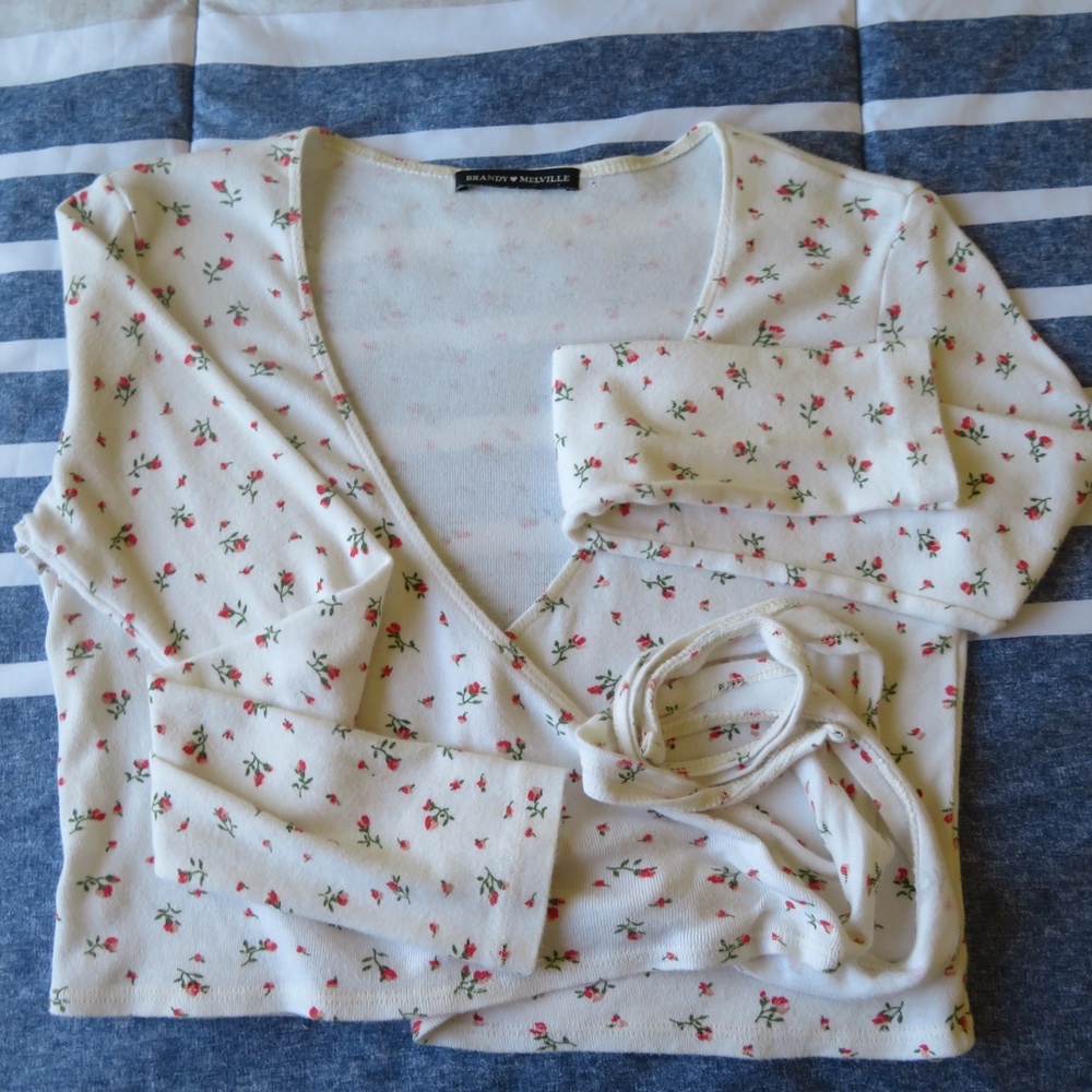 SOLD ON MERCARI Brandy Melville Coco Wrap Top
